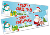 Personalised Banner Christmas Design Party Decoration 19