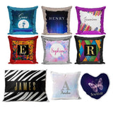 Personalised Cushion Abstract Sequin Cushion Pillow Printed Birthday Gift 30