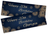 Personalised Birthday Banners Generic Design Children Kids Party Decoration 253