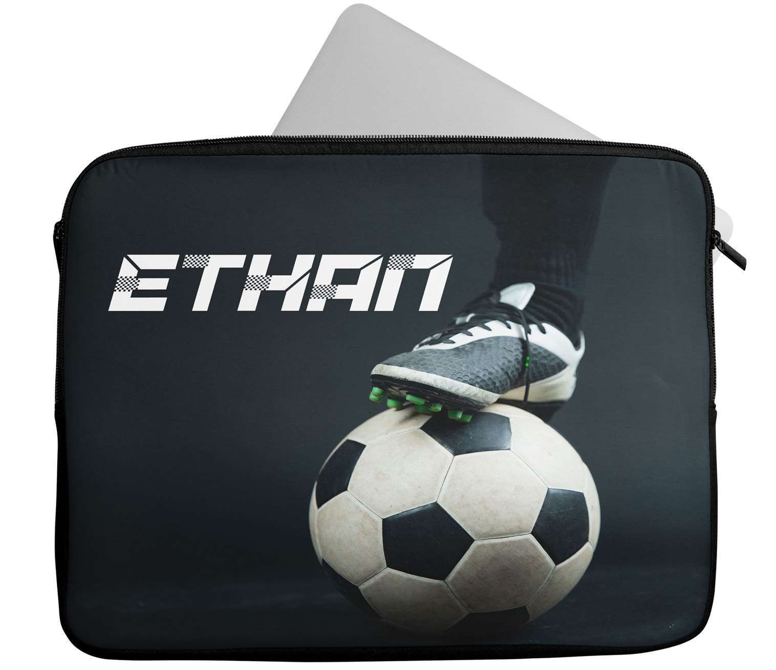 Personalised Any Name Football Design Laptop Case Sleeve Tablet Bag 23