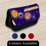 Personalised Pencil Case Space Girls Boys Stationary Kids School Bag 19