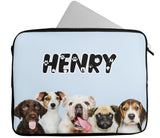 Personalised Any Name Animal Design Laptop Case Sleeve Tablet Bag 59