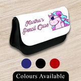 Personalised Pencil Case Generic Girls Boys Stationary Kids School Bag 27