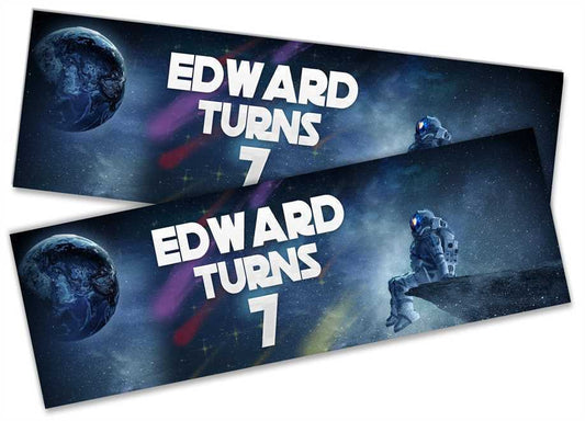 Personalised Birthday Banners Generic Design Children Kids Party Decoration 188