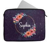 Personalised Any Name Patterned Design Laptop Case Sleeve Tablet Bag 12