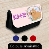 Personalised Pencil Case Animal Girls Boys Stationary Kids School Bag 14