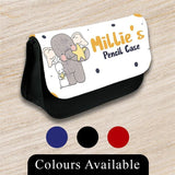 Personalised Pencil Case Generic Girls Boys Stationary Kids School Bag 34