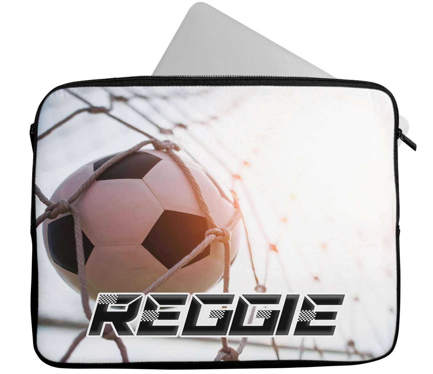 Personalised Any Name Football Design Laptop Case Sleeve Tablet Bag 23