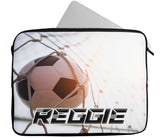 Personalised Any Name Football Design Laptop Case Sleeve Tablet Bag 23