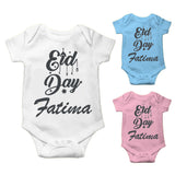 Personalised Eid Baby Vest Baby grow Little baby body suit 20