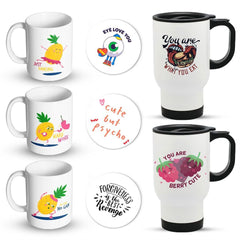 Funny Novelty Ceramic Printed Mug Thermal Mug Gift Coffee Tea 43