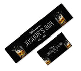 Personalised Any Text Beer Mat Label Bar Runner Ideal Home Pub Cafe Occasion 4