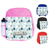 Personalised Kids Backpack Any Name Generic Design Boys Girls kid School Bag 65