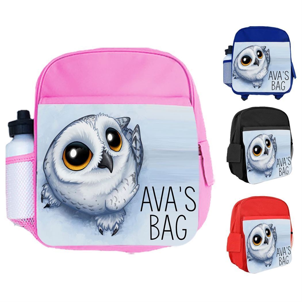 Personalised Kids Backpack Any Name Generic Design Boys Girls kid School Bag 41