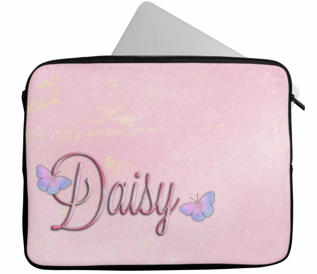 Personalised Any Name Marble Design Laptop Case Sleeve Tablet Bag 70