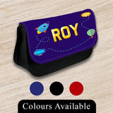 Personalised Pencil Case Generic Girls Boys Stationary Kids School Bag 44