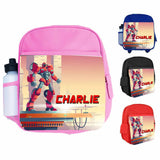 Personalised Kids Backpack Any Name Gaming Boys Girls Children School Bag 4