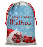 Personalised Christmas Sack Santa Bag Xmas Boy Girl Gift Stocking Bag 1