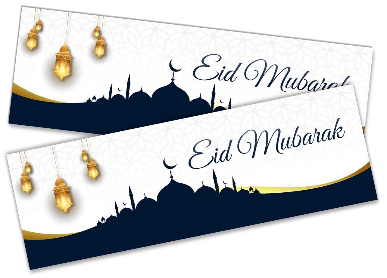 Eid Mubarak Banners Children Kids Adults Party Decoration idea 264