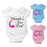 Personalised Eid Baby Vest Baby grow Little baby body suit 6