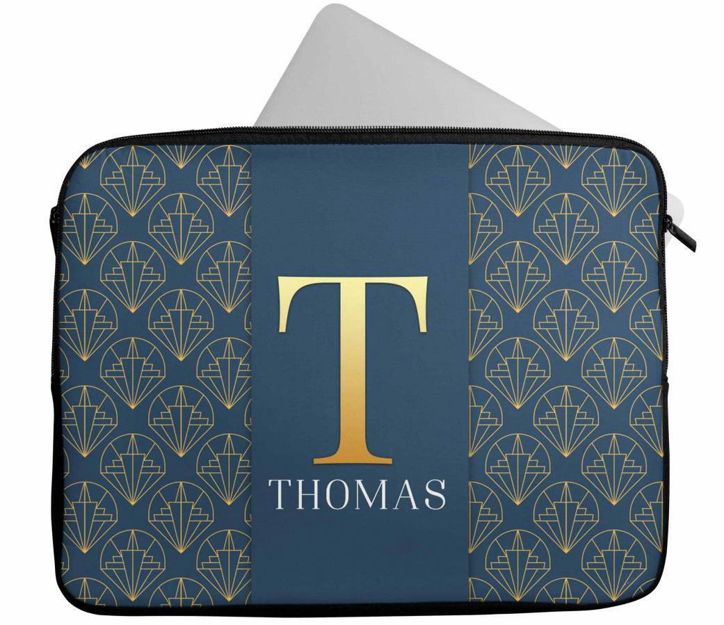 Personalised Any Name Abstract Design Laptop Case Sleeve Tablet Bag 85