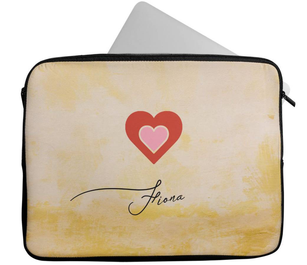 Personalised Any Name Marble Design Laptop Case Sleeve Tablet Bag 115