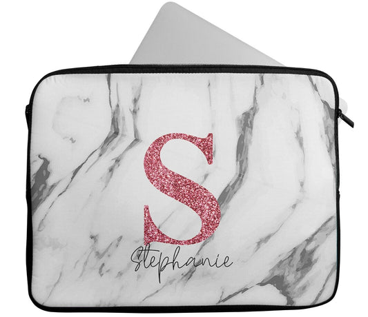 Personalised Any Name Glitter Design Laptop Case Sleeve Tablet Bag Chromebook 33