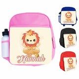 Personalised Kids Backpack Any Name Animal Design Boys Girls kid School Bag 20