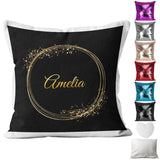 Personalised Cushion Glitter Sequin Cushion Pillow Printed Birthday Gift 10