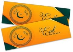 Eid Mubarak Banners Children Kids Adults Party Decoration idea 261