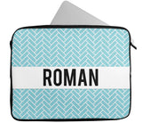 Personalised Any Name Patterned Design Laptop Case Sleeve Tablet Bag 25