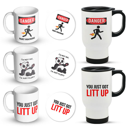 Funny Novelty Ceramic Printed Mug Thermal Mug Gift Coffee Tea 2