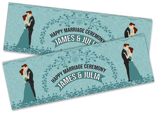 Personalised Wedding Banner Adult Party Celebration Marriage 236