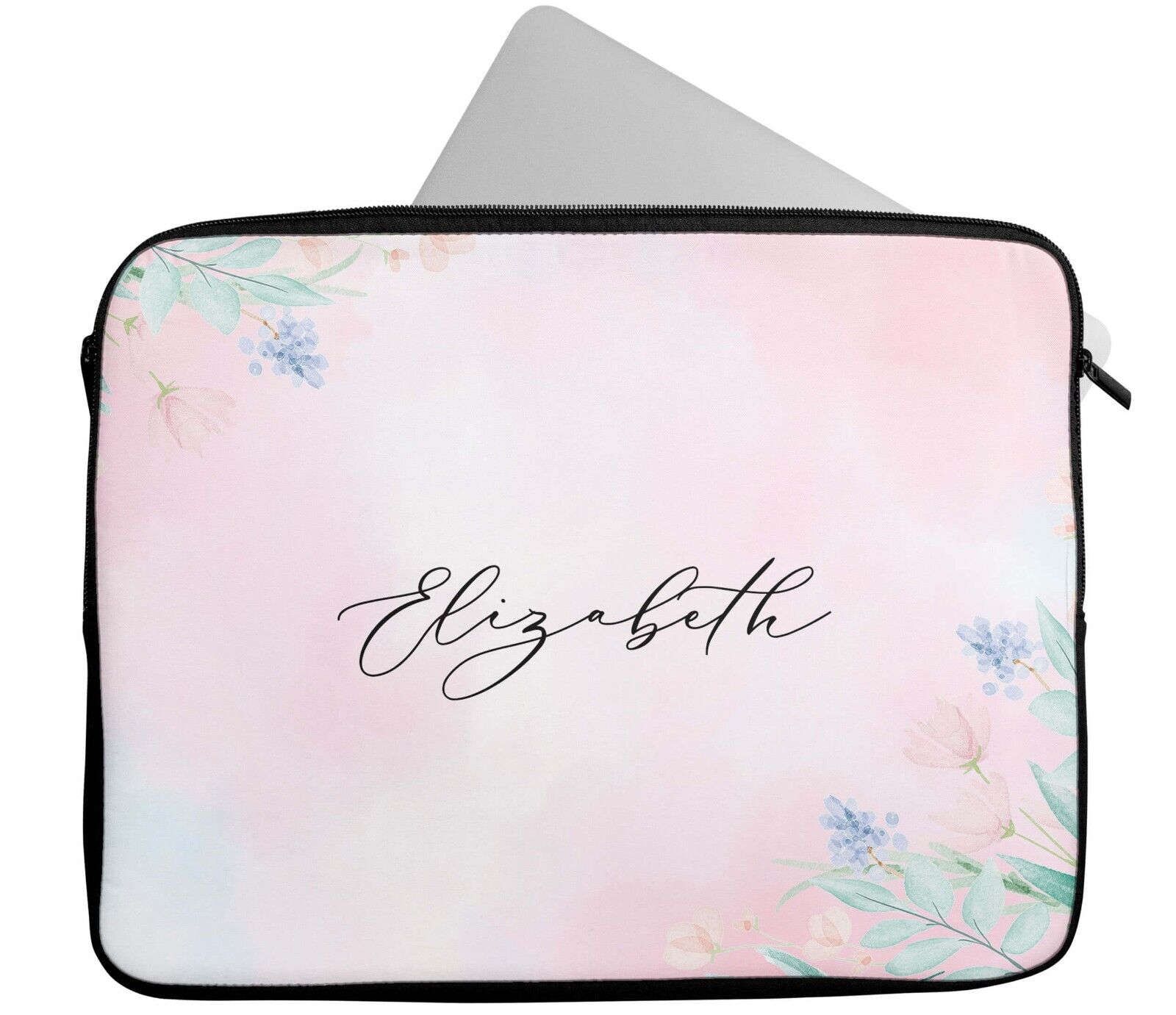 Personalised Any Name Patterned Design Laptop Case Sleeve Tablet Bag 12