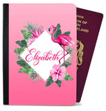 Personalised Flamingo Passport Cover Holder Any Name Holiday Accessory 9