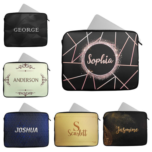 Personalised Any Name Generic Design Laptop Case Sleeve Tablet Bag 45