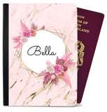 Personalised Floral Children Passport Cover Holder Any Name Holiday Accessory 18