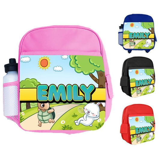Personalised Kids Backpack Any Name Animal Design Boys Girls kid School Bag 61