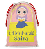 Personalised Eid Sack Bag Boy Girl eid Gift idea Stocking Bag 7