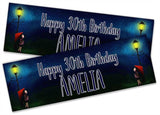 Personalised Birthday Banners Generic Design Children Kids Party Decoration 50