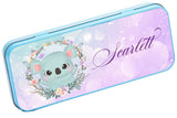 Personalised Any Name Koala Pencil Case Tin Children School Kids Stationary 12