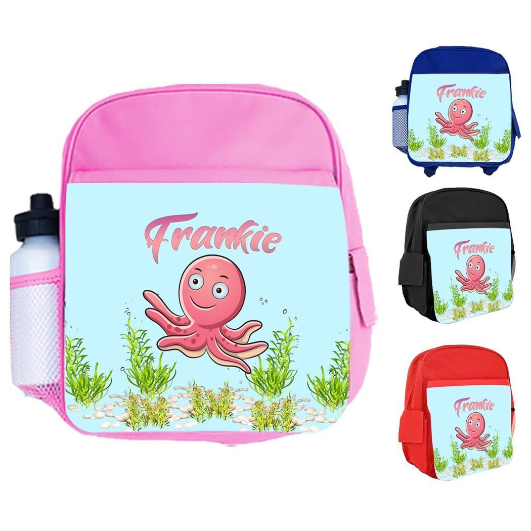 Personalised Kids Backpack Any Name Generic Design Boys Girls kid School Bag 50