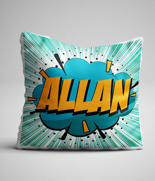 Personalised Graphic Graffiti Cushion Pillow Custom Printed Birthday Gift