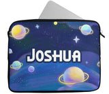 Personalised Any Name Space Design Laptop Case Sleeve Tablet Bag 49