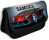 Personalised Pencil Case Cars Girls Boys Stationary Kids School Bag 2