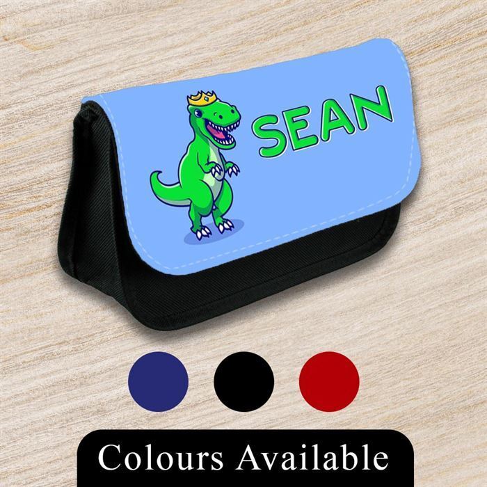 Personalised Pencil Case Generic Girls Boys Stationary Kids School Bag 43