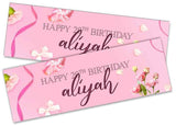 Personalised Birthday Banners Generic Design Children Kids Party Decoration 211