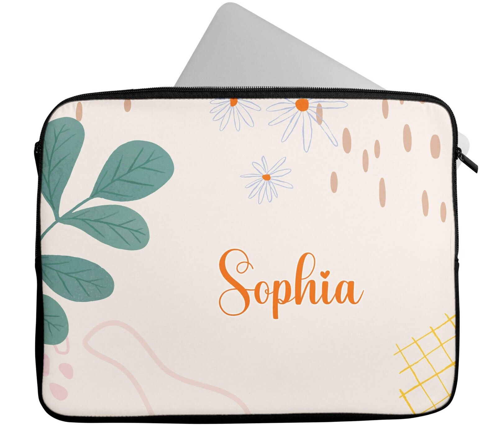 Personalised Any Name Patterned Design Laptop Case Sleeve Tablet Bag 12