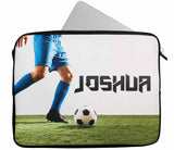 Personalised Any Name Football Design Laptop Case Sleeve Tablet Bag 77