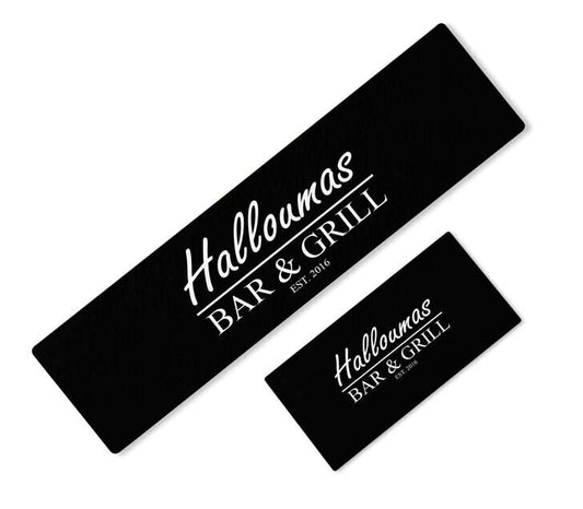 PERSONALISED BAR AND GRILL CRAFT BEER RUNNER IDEAL FOR HOME PUB PARTY OCCASION